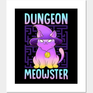 Dungeon Meowster Tabletop Gamer Posters and Art